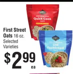 Smart & Final First Street Oats offer