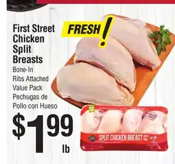 Smart & Final First Street Chicken Split Breasts offer