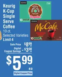 Smart & Final Keurig K-Cup Single Serve Coffee offer