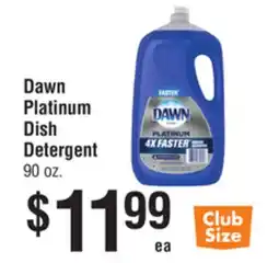 Smart & Final Dawn Platinum Dish Detergent offer