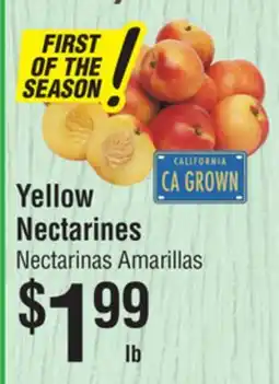 Smart & Final Yellow Nectarines offer
