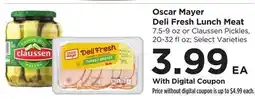 Food 4 Less Oscar Mayer Deli Fresh Lunch Meat offer