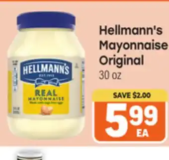 Tony’s Fresh Market Hellmann's Mayonnaise Original offer