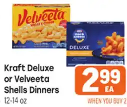 Tony’s Fresh Market Kraft Deluxe or Velveeta or Velveeta Shells Dinners offer