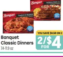 Tony’s Fresh Market Banquet Classic Dinners offer