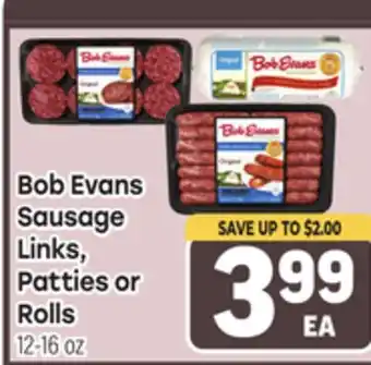 Tony’s Fresh Market Bob Evans Sausage offer