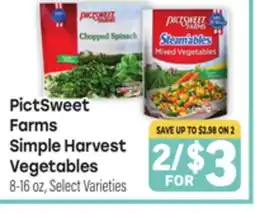 Tony’s Fresh Market PictSweet Simple Harvest Simple Harvest Vegetables offer