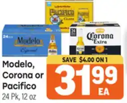 Tony’s Fresh Market Modelo, Corona or Pacifico offer