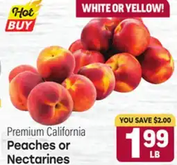 Tony’s Fresh Market Premium California Peaches or Nectarines offer