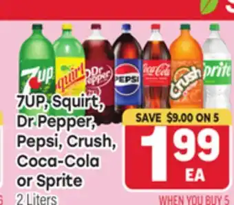 Tony’s Fresh Market 7UP, Squirt, Dr Pepper, Pepsi, Crush, Coca-Cola or Sprite offer
