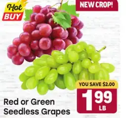 Tony’s Fresh Market Red or Green Seedless Grapes offer