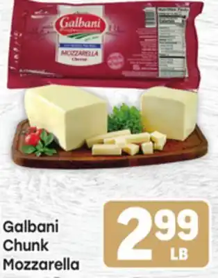 Tony’s Fresh Market Galbani Chunk Mozzarella offer