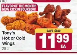 Tony’s Fresh Market Tony's Hot or Cold Wings offer