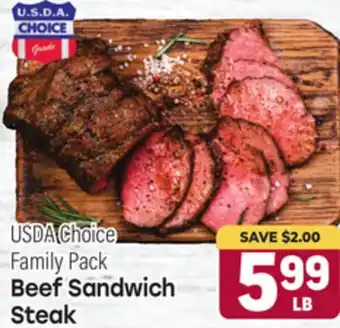 Tony’s Fresh Market Beef Sandwich Steak offer