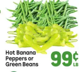 Tony’s Fresh Market Hot Banana Peppers or Green Beans offer