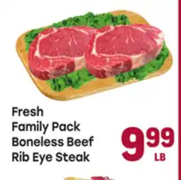 Tony’s Fresh Market Fresh Family Pack Boneless Beef Rib Eye Steak offer