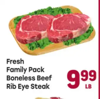 Tony’s Fresh Market Fresh Family Pack Boneless Beef Rib Eye Steak offer