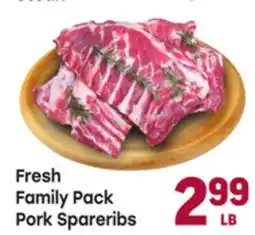 Tony’s Fresh Market Pork Spareribs offer