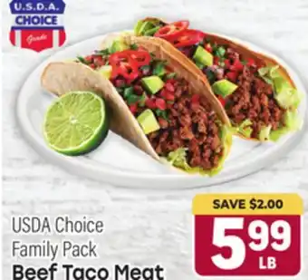 Tony’s Fresh Market Beef Taco Meat offer