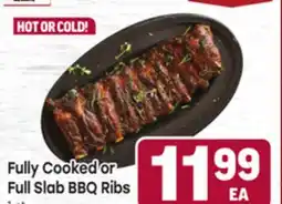 Tony’s Fresh Market Fully Cooked or Full Slab BBQ Ribs offer