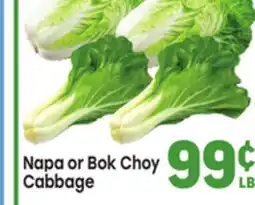 Tony’s Fresh Market Napa or Bok Choy Cabbage offer