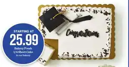 Mariano's Bakery Fresh 1/4 Sheet Cake offer