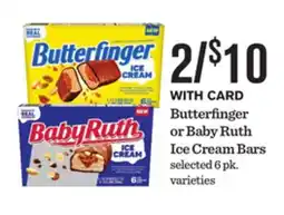 Mariano's Butterfinger or Baby Ruth Ice Cream Bars offer
