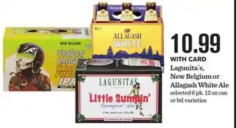 Mariano's Lagunita´s, New Belgium or Allagash White Ale offer