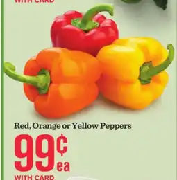 Mariano's Red, Orange or Yellow Peppers offer