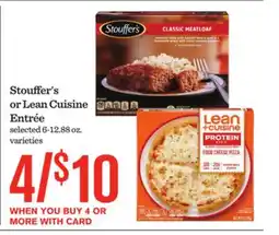 Mariano's Stouffer's or Lean Cuisine Entrée offer
