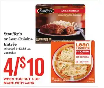 Mariano's Stouffer's or Lean Cuisine Entrée offer