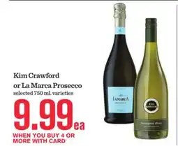 Mariano's Kim Crawford or La Marca Prosecco offer