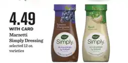 Mariano's Marzetti Simply Dressing offer