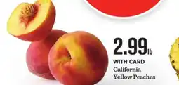 Mariano's California Yellow Peaches offer