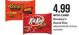 Mariano's Hershey's Snack Size offer
