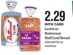Mariano's Lewis or Butternut Half Loaf Bread offer