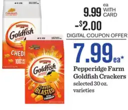 Mariano's Pepperidge Farm Goldfish Crackers offer