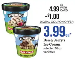 Mariano's Ben & Jerry's Ice Cream offer