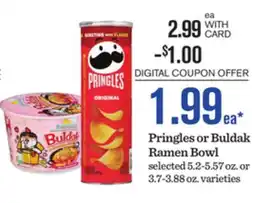 Mariano's Pringles or Buldak Ramen Bowl offer