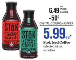 Mariano's Stok Iced Coffee offer