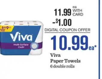 Mariano's Viva Paper Towels offer