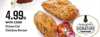 Mariano's Prime Cut Chicken Breast offer