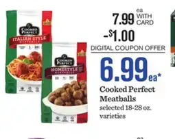 Mariano's Cooked Perfect Meatballs offer