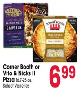 Jewel-Osco Corner Booth or Vito & Nicks II Pizza offer