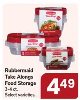 Jewel-Osco Rubbermaid Take Alongs Food Storage offer