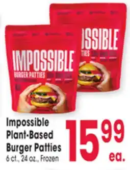 Jewel-Osco Impossible Plant-Based Burger Patties offer