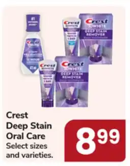 Jewel-Osco Crest Deep Stain Oral Care offer