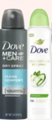 Jewel-Osco Dove Dry Spray offer