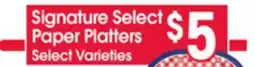 Jewel-Osco Signature Select Paper Platters offer