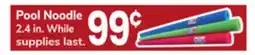 Jewel-Osco Pool Noodle offer